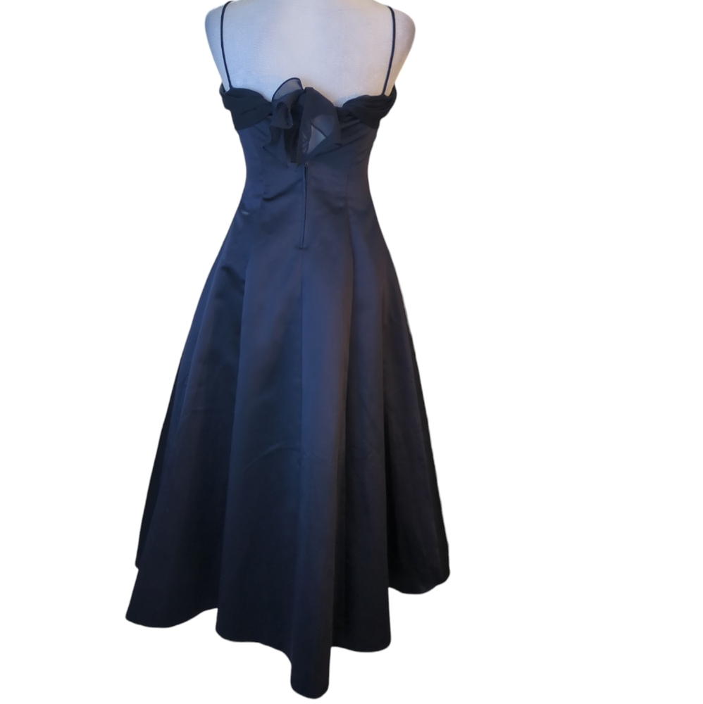 David's bridal Michaelungelo dress size 10 color Navy blue - Picture 4 of 7